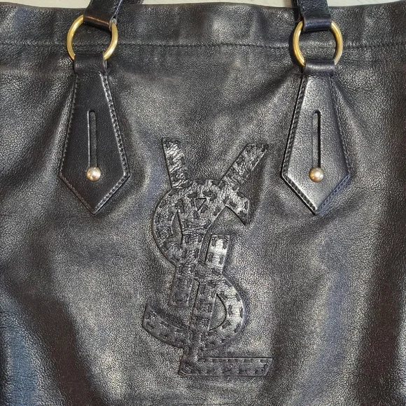 Yves Saint Laurent Elegant Black Tote and Wallet - Picture 13 of 13